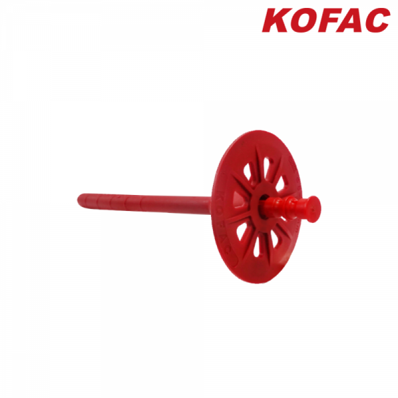 [코리아화스너] KOFAC KPS 일체형 화스너 타격 앙카 칼블럭 단열재 고정 고급형 8x135 ~ 8x170